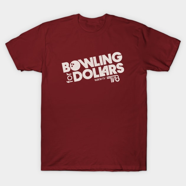 Bowling for Dollars Classic Cleveland TV T-Shirt by Turboglyde